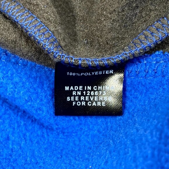 NWT Los Angeles Rams NFL Branded‎ Quarter Zip-Pullover Jacket-Royal Blue S - Picture 9 of 9